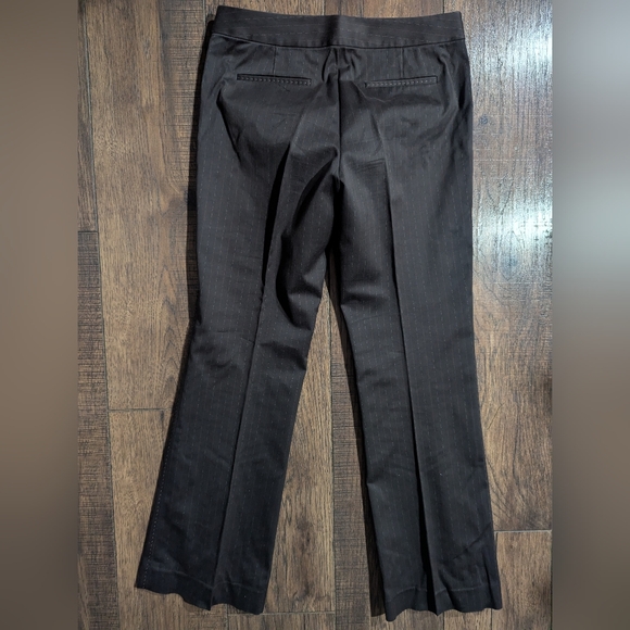 Elie Tahari Women's Long Sleeved Collared Lined Two Piece Pant Suit Brown Size 8 - Picture 14 of 16